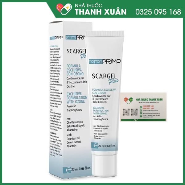 SCARGEL PLUS - Gel trị sẹo hỗ trợ điều trị sẹo, ngừa thâm